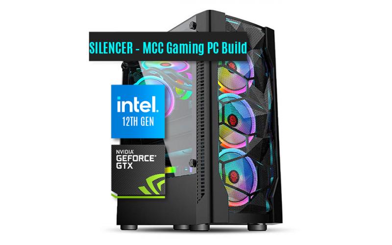SILENCER – MCC Gaming PC Build || Intel Core I5-12400F- GTX 1660 SUPER 6 GBIntel CPU CoolerGIGABYTE H610M S2H DDR4 MotherboardFantech Shadow 550W BRONZEGAMEKM ICE AURGER  RGB GAMING CASE ( 4x RGB Fans is included)